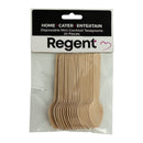 REGENT DISPOSABLE BAMBOO MINI COCKTAIL TEASPOONS 20PK, 110MM