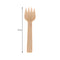 REGENT DISPOSABLE BAMBOO MINI COCKTAIL FORKS 20PCS, (110MM)