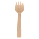 REGENT DISPOSABLE BAMBOO MINI COCKTAIL FORKS 20PCS, (110MM)