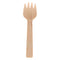 REGENT DISPOSABLE BAMBOO MINI COCKTAIL FORKS 20PCS, (110MM)