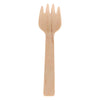 REGENT DISPOSABLE BAMBOO MINI COCKTAIL FORKS 20PCS, (110MM)
