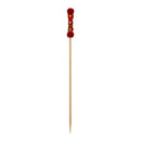 REGENT DISPOSABLE BAMBOO PICKS BEAD & BRAID MIXED COLOURS 48PK, 120MM