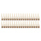 REGENT DISPOSABLE BAMBOO PICKS BEAD & BRAID MIXED COLOURS & 2 SIZES 48PCS, (24X70MM | 24X120MM)