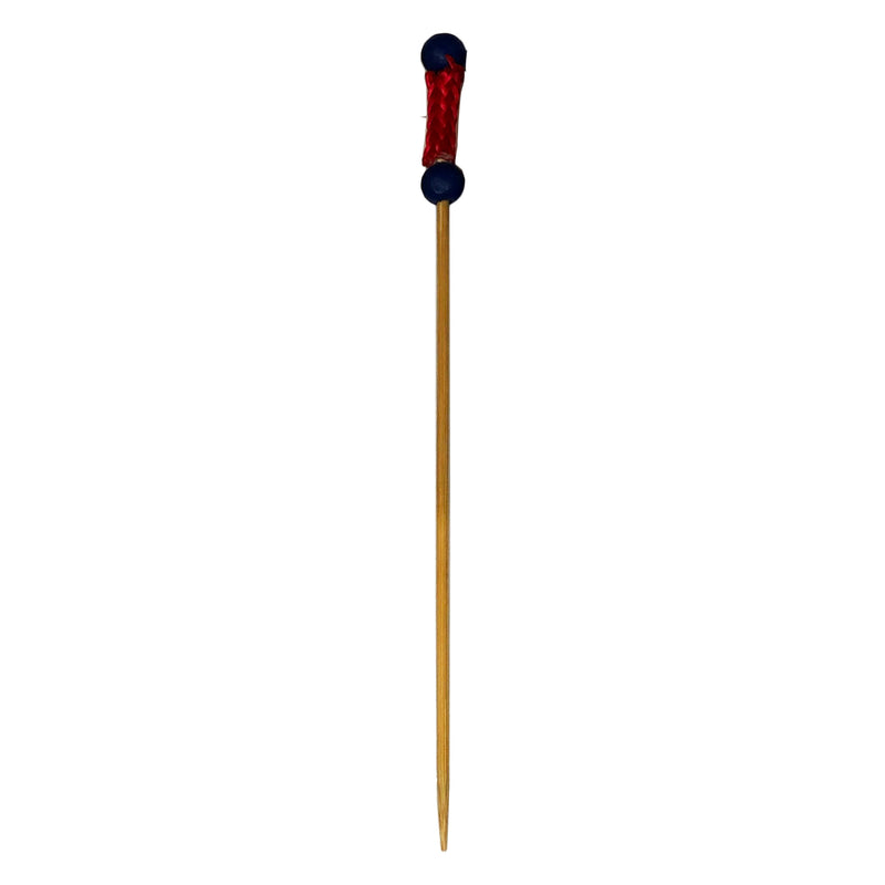 REGENT DISPOSABLE BAMBOO PICKS BEAD & BRAID MIXED COLOURS & 2 SIZES 48PCS, (24X70MM | 24X120MM)
