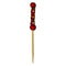 REGENT DISPOSABLE BAMBOO PICKS BEAD & BRAID MIXED COLOURS & 2 SIZES 48PCS, (24X70MM | 24X120MM)