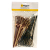 REGENT DISPOSABLE BAMBOO FOOD PICKS HEART SHAPED 50PK, 180MM