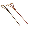 REGENT DISPOSABLE BAMBOO FOOD PICKS HEART SHAPED 50PK, 180MM