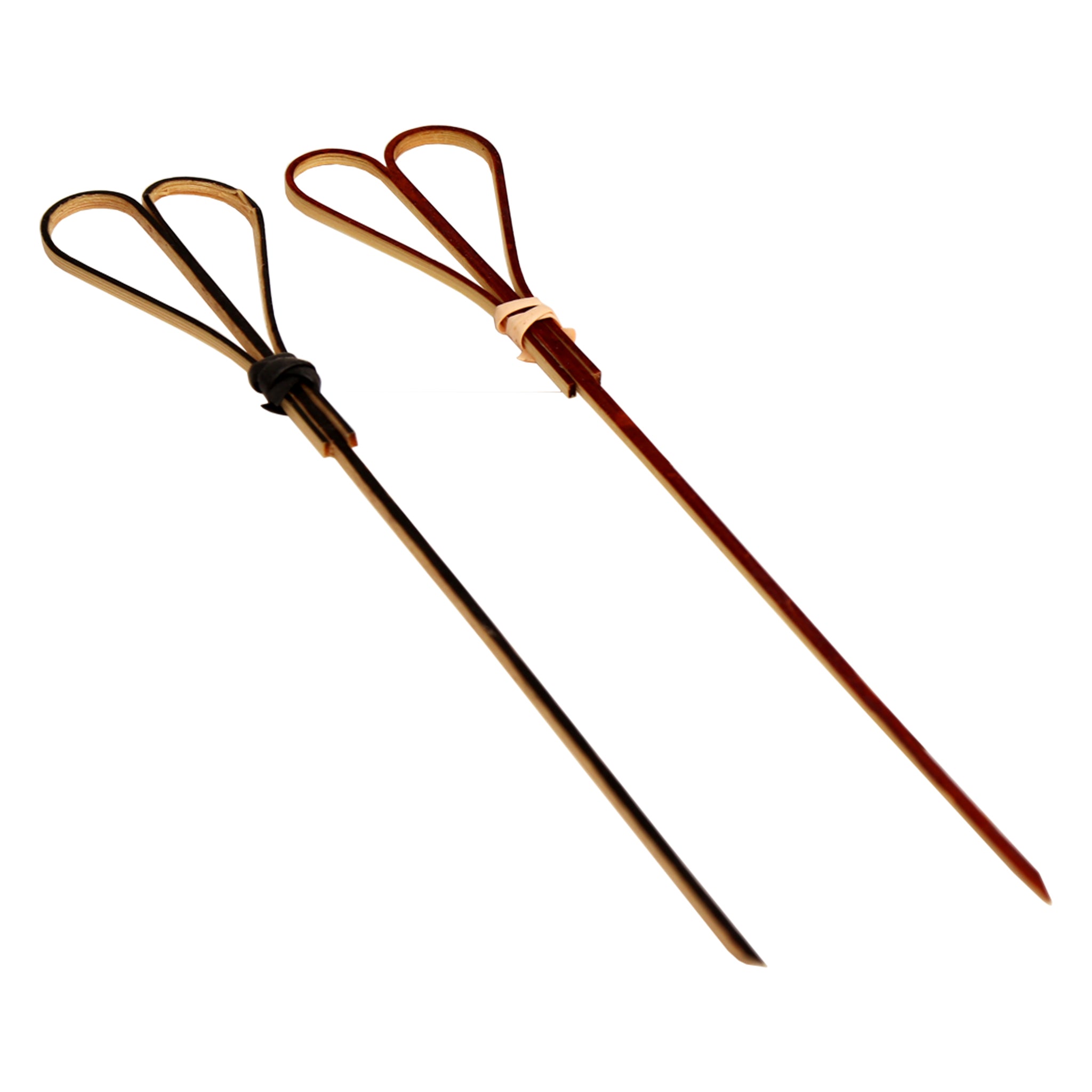 REGENT DISPOSABLE BAMBOO FOOD PICKS HEART SHAPED 50PK, 180MM
