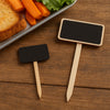REGENT DISPOSABLE WOODEN BLACKBOARD PICKS ASSORTED, 7 PIECE SET