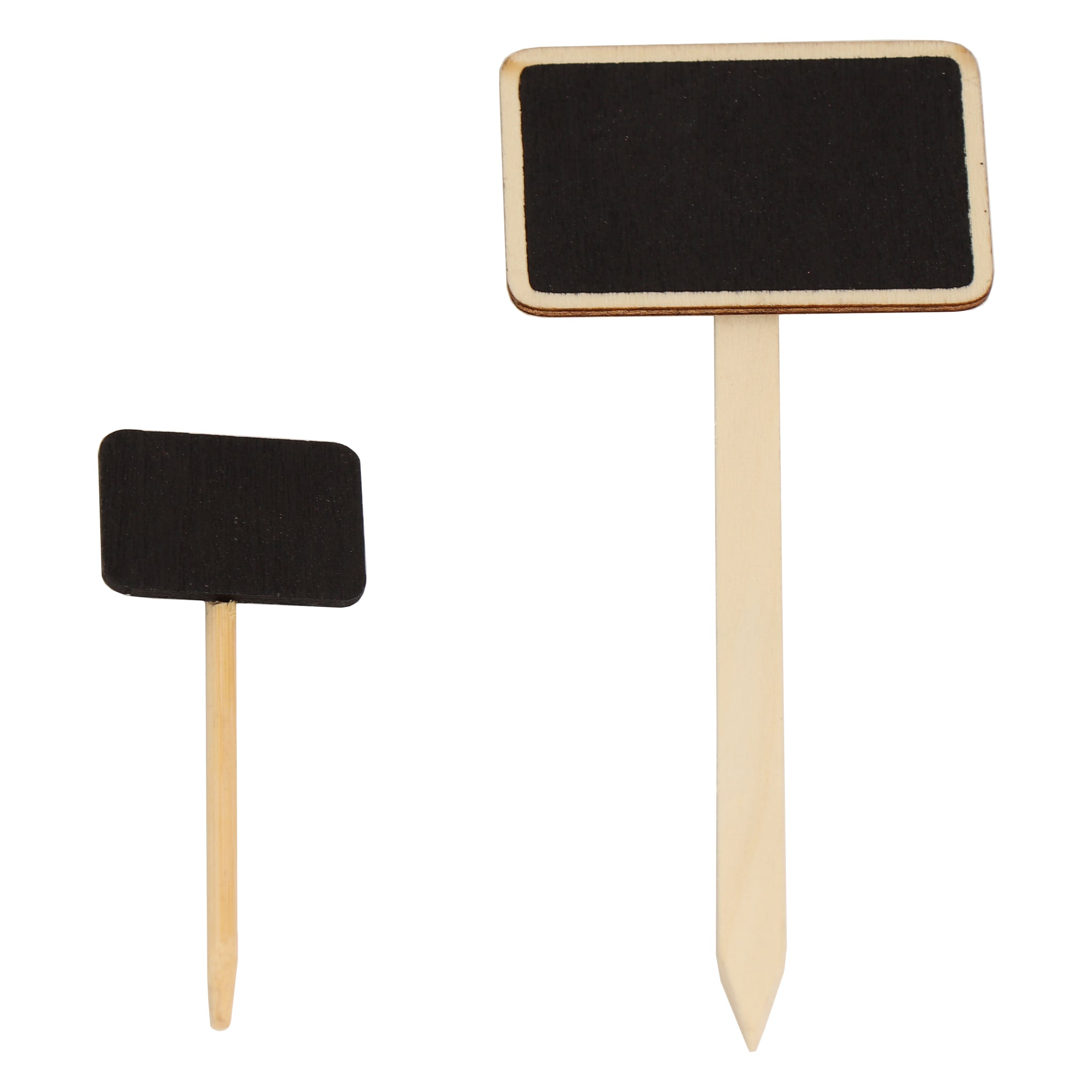 REGENT DISPOSABLE WOODEN BLACKBOARD PICKS ASSORTED, 7 PIECE SET