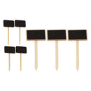 REGENT DISPOSABLE WOODEN BLACKBOARD PICKS ASSORTED 7PK, (4X87MM l 3X150MM)