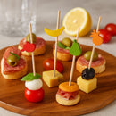 REGENT DISPOSABLE BAMBOO MIX FRUIT PICKS 20PK, 120MM