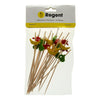 REGENT DISPOSABLE BAMBOO MIX FRUIT PICKS 20PK, 120MM