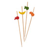REGENT DISPOSABLE BAMBOO MIX FRUIT PICKS 20PK, 120MM