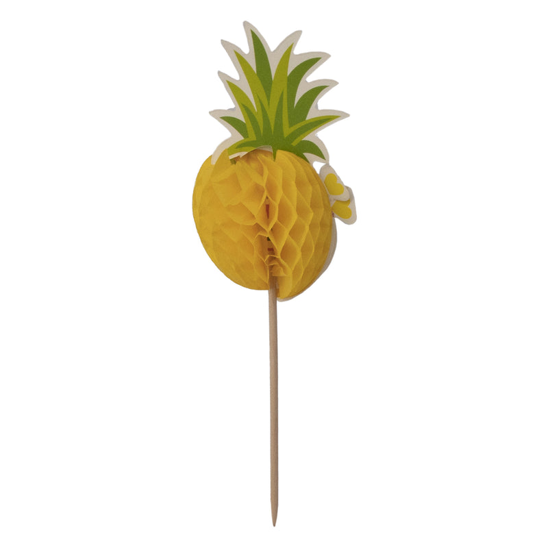 BAR BUTLER FOLD OUT PINEAPPLE COCKTAIL PICKS 12PCS, (150MM)