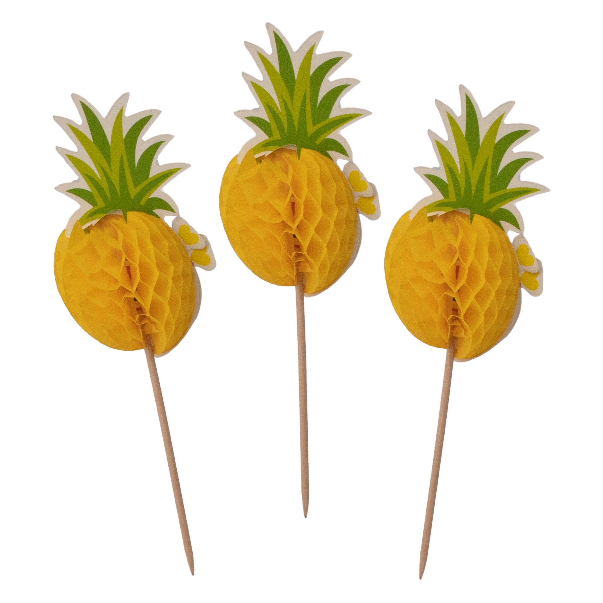 BAR BUTLER FOLD OUT PINEAPPLE COCKTAIL PICKS 12PK, 150MM
