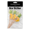BAR BUTLER FOLD OUT PINEAPPLE COCKTAIL PICKS 12PK, 150MM