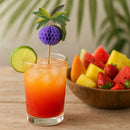 BAR BUTLER FOLD OUT PALM TREE COCKTAIL PICKS 12PK, 135MM