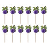 BAR BUTLER FOLD OUT PALM TREE COCKTAIL PICKS 12PK, 135MM