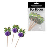BAR BUTLER FOLD OUT PALM TREE COCKTAIL PICKS 12PK, 135MM
