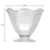 REGENT DISPOSABLE PLASTIC STEMMED CUPS WAVE 5PK, 75X80MM