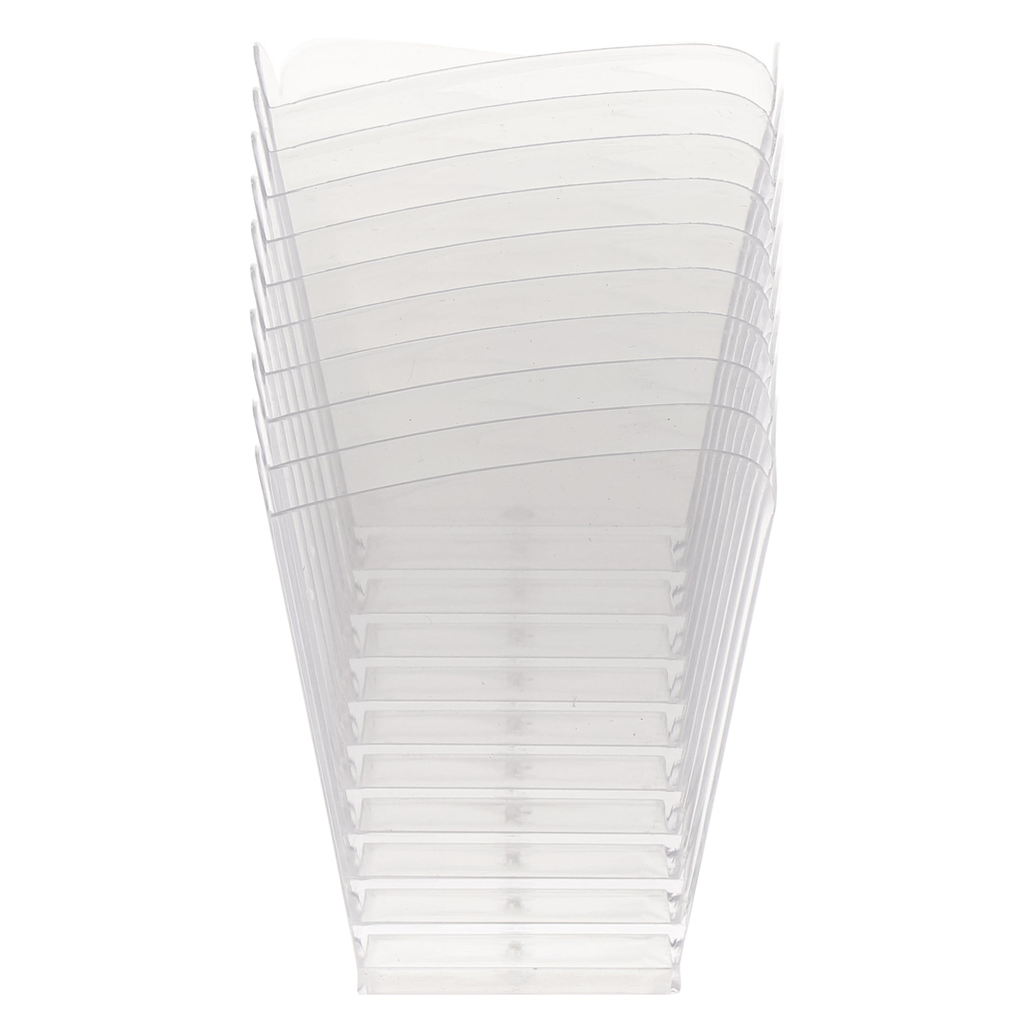 REGENT DISPOSABLE PLASTIC CUPS TAPERED WITH SCALLOPS 10PK, 105ML