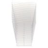 REGENT DISPOSABLE PLASTIC CUPS TAPERED WITH SCALLOPS 10PCS (57X57X58MM)