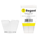 REGENT DISPOSABLE PLASTIC CUPS TAPERED WITH SCALLOPS 10PCS (57X57X58MM)