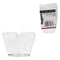REGENT DISPOSABLE PLASTIC CUPS TAPERED WITH SCALLOPS 105ML 10PCS