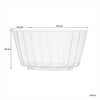 REGENT DISPOSABLE PLASTIC CUPS RECTANGULAR FLUTED 10PK, 150ML