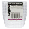 REGENT DISPOSABLE PLASTIC CUPS RECTANGULAR FLUTED 150ML 10PCS,