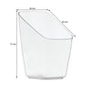 REGENT DISPOSABLE PLASTIC CUPS SQUARE SLANTED 10PCS, (50X50X77MM)
