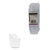 REGENT DISPOSABLE PLASTIC CUPS SQUARE SLANTED 10PK, 85ML