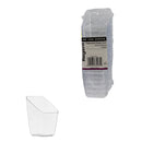 REGENT DISPOSABLE PLASTIC CUPS SQUARE SLANTED 10PK, 85ML