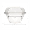 REGENT DISPOSABLE  PLASTIC GEOMETRIC CUPS WITH DOME LIDS 10PK, 120ML