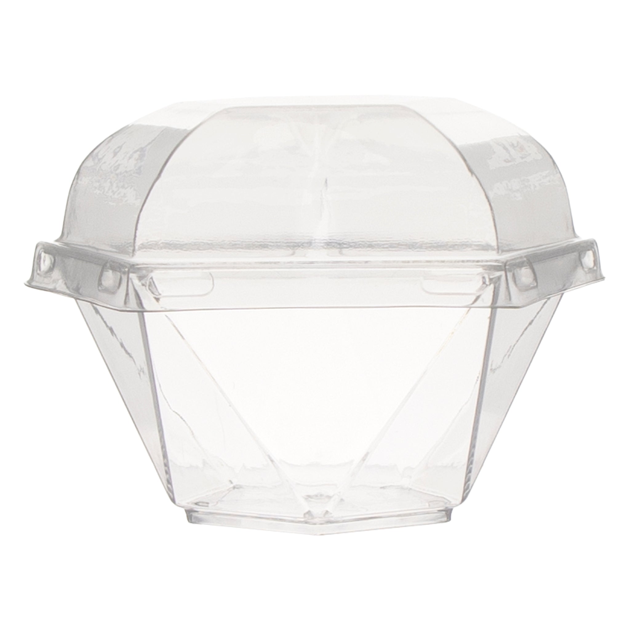 REGENT DISPOSABLE  PLASTIC GEOMETRIC CUPS WITH DOME LIDS 10PK, 120ML