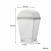 REGENT DISPOSABLE PLASTIC TAPERED CUPS WITH DOME LIDS 10PK, 165ML