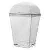 REGENT DISPOSABLE PLASTIC TAPERED CUPS WITH DOME LIDS 10PK, 165ML