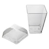 REGENT DISPOSABLE PLASTIC TAPERED CUPS WITH DOME LIDS 10PK, 165ML