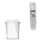 REGENT DISPOSABLE PLASTIC CUPS ROUND FLUTED WITH LIDS 10SETS, 145ML (63MM DIAX80MM)