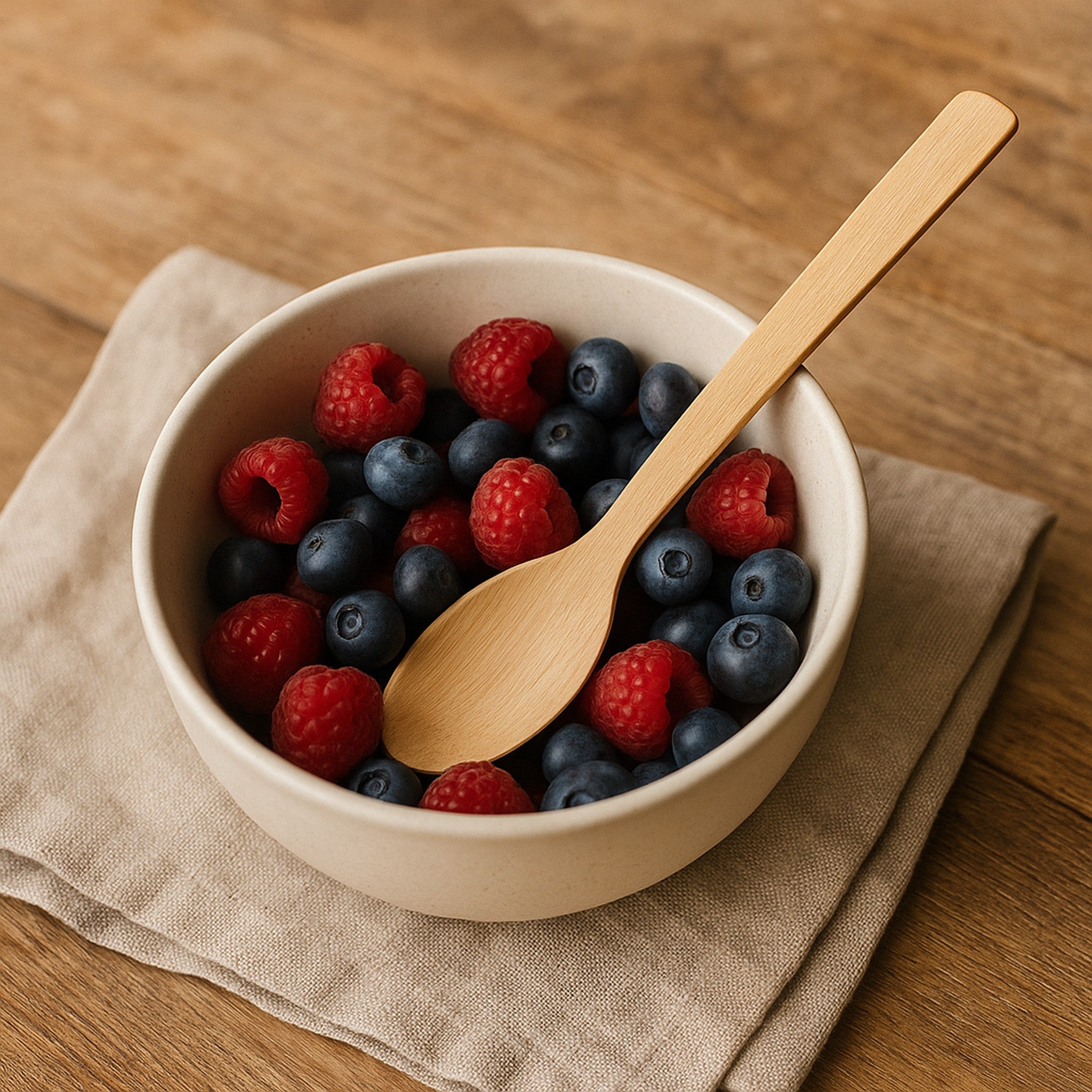 REGENT DISPOSABLE BAMBOO SPOONS 12PK, 170MM