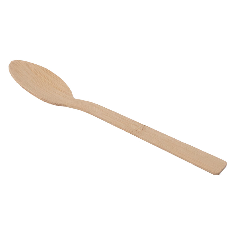 REGENT DISPOSABLE BAMBOO SPOONS 12PCS, (170MM)
