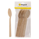 REGENT DISPOSABLE BAMBOO SPOONS 12PCS, (170MM)
