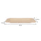 REGENT DISPOSABLE WOODEN RECTANGULAR PLATES 10PCS, (190X130X10MM)