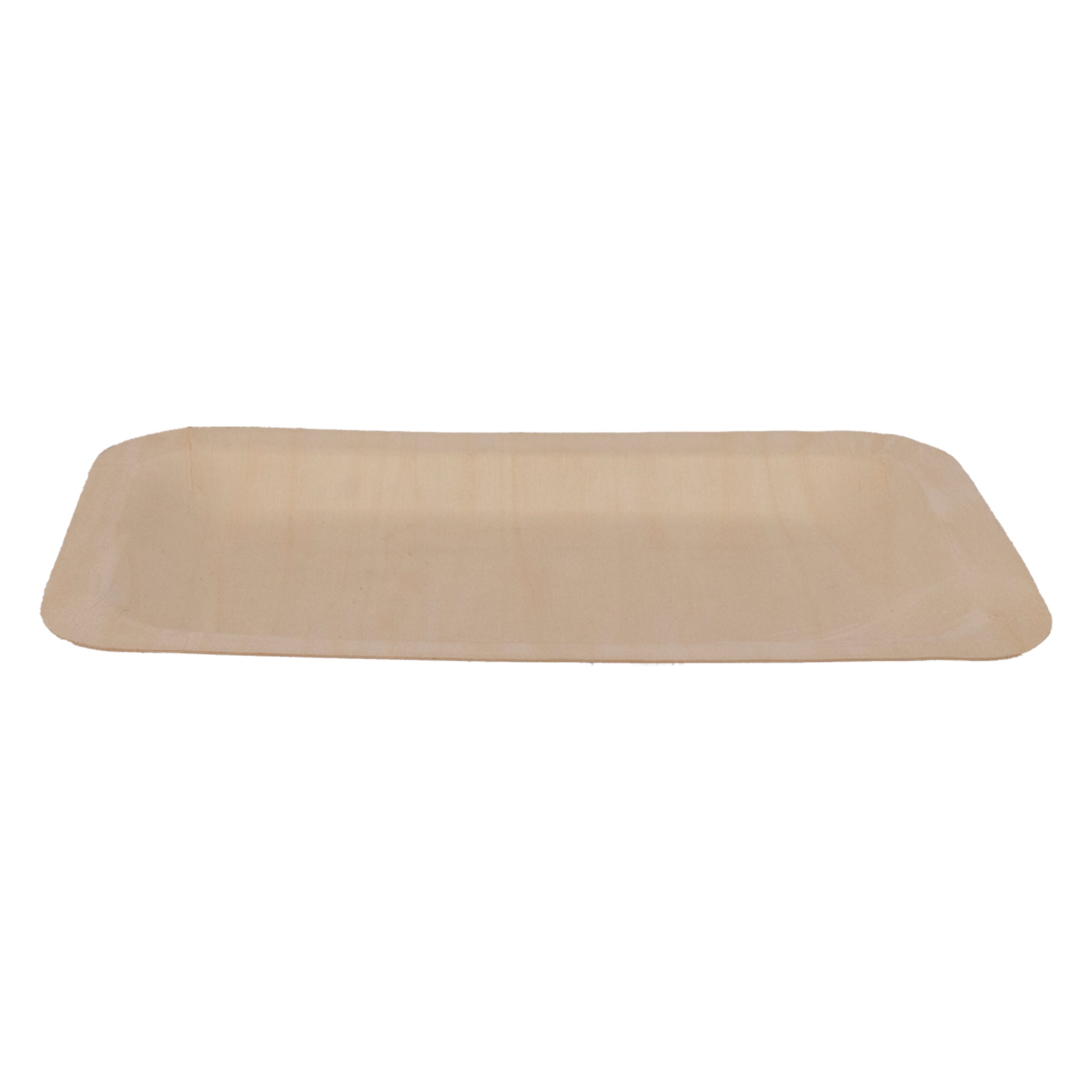 REGENT DISPOSABLE WOODEN RECTANGULAR PLATES 10PK, 190MM