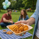 REGENT DISPOSABLE WOODEN SQUARE PLATES 10PK, 150X150MM