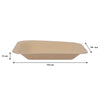 REGENT DISPOSABLE WOODEN SQUARE PLATES 10PCS, (150X150X15MM)