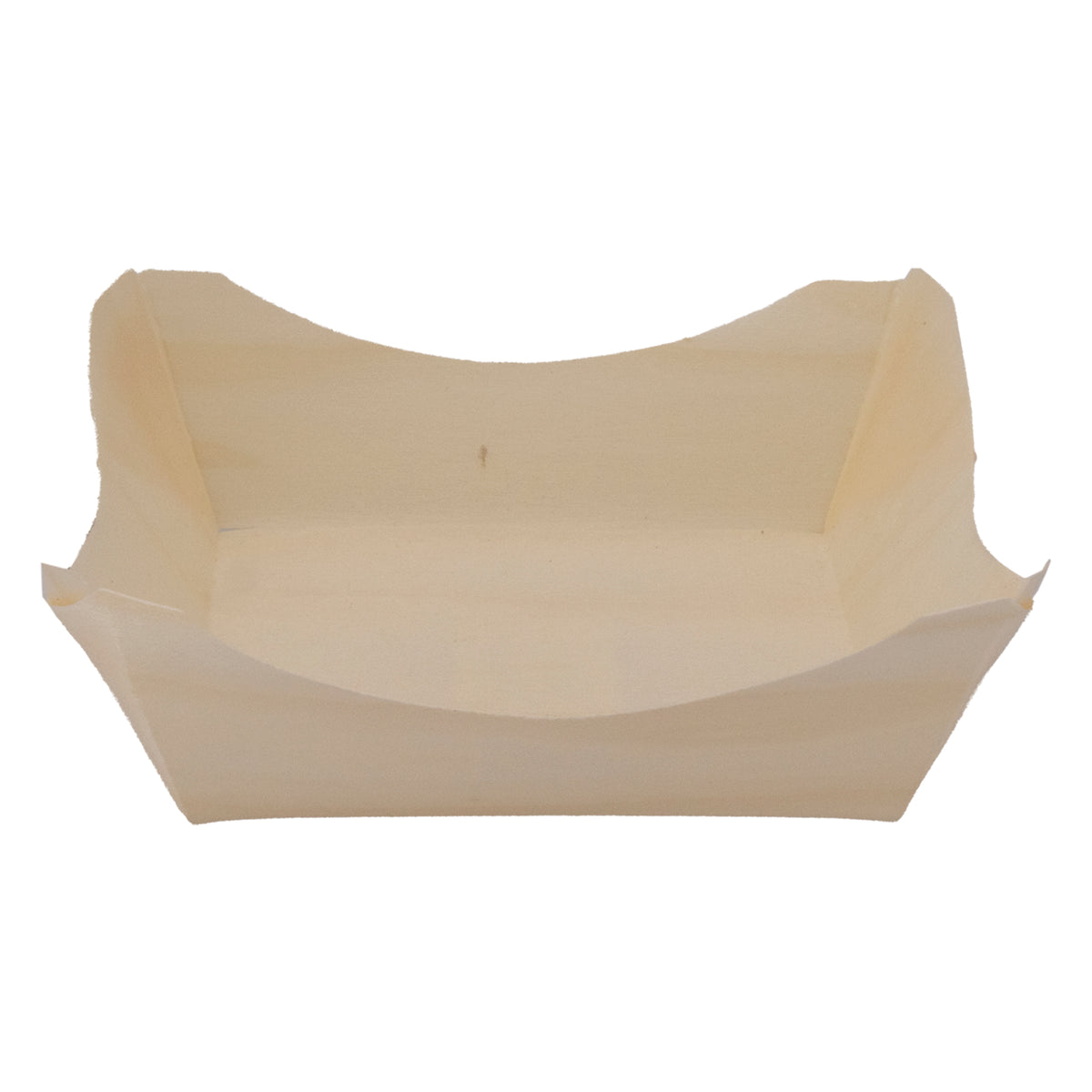 REGENT DISPOSABLE WOODEN SMALL SQUARE BOATS 10PK, 110X95MM