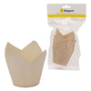 REGENT DISPOSABLE WOODEN ROUND CUPS 10PK, 70X70MM DIA