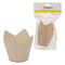 REGENT DISPOSABLE WOODEN ROUND CUPS 10PC , (70MM DIAX70MM)